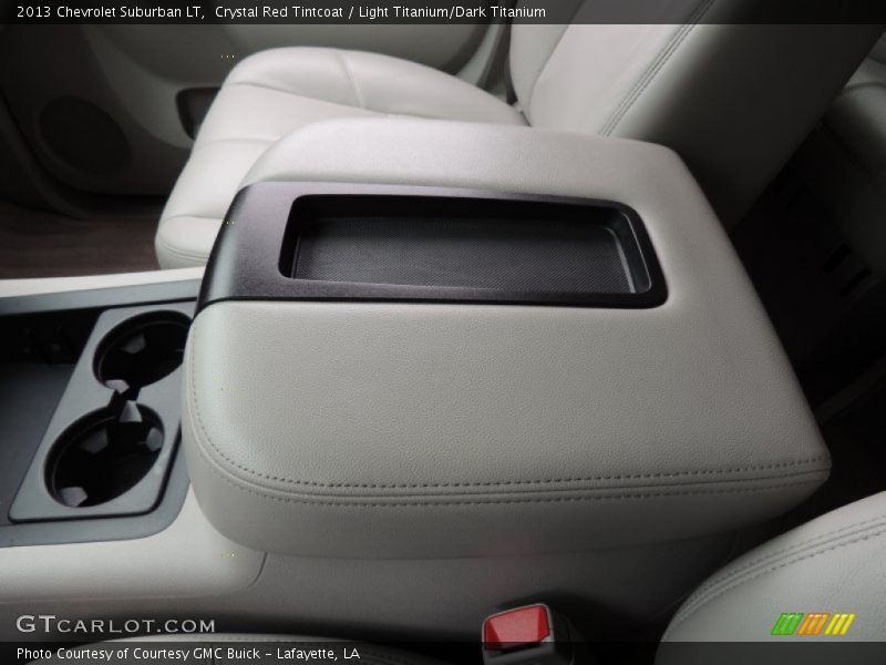 Crystal Red Tintcoat / Light Titanium/Dark Titanium 2013 Chevrolet Suburban LT