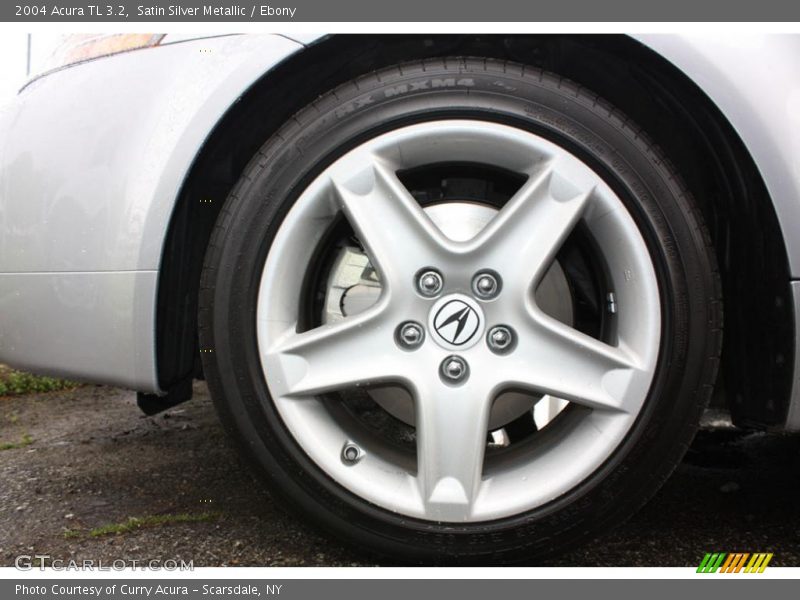 Satin Silver Metallic / Ebony 2004 Acura TL 3.2