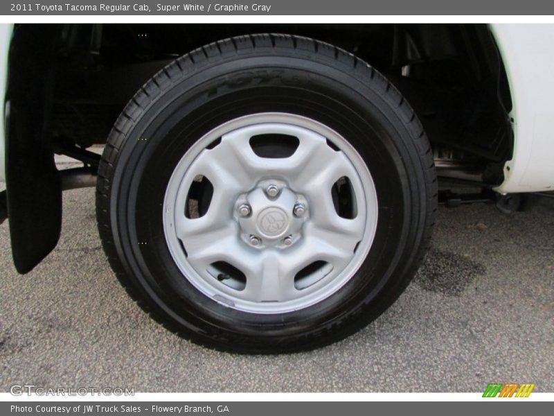 Super White / Graphite Gray 2011 Toyota Tacoma Regular Cab