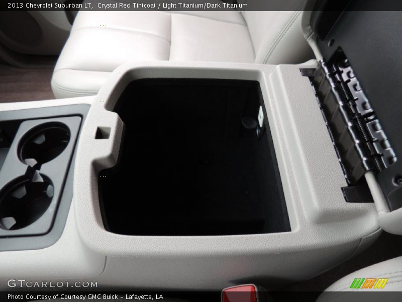 Crystal Red Tintcoat / Light Titanium/Dark Titanium 2013 Chevrolet Suburban LT