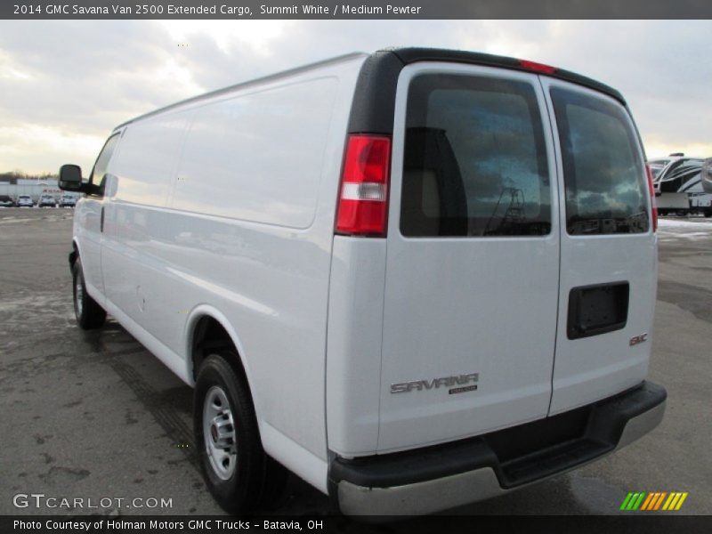 Summit White / Medium Pewter 2014 GMC Savana Van 2500 Extended Cargo