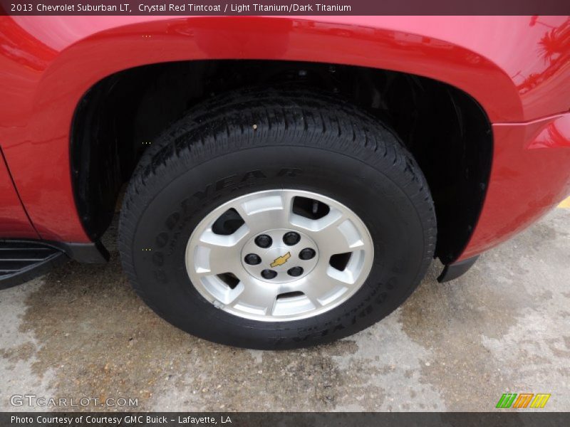 Crystal Red Tintcoat / Light Titanium/Dark Titanium 2013 Chevrolet Suburban LT