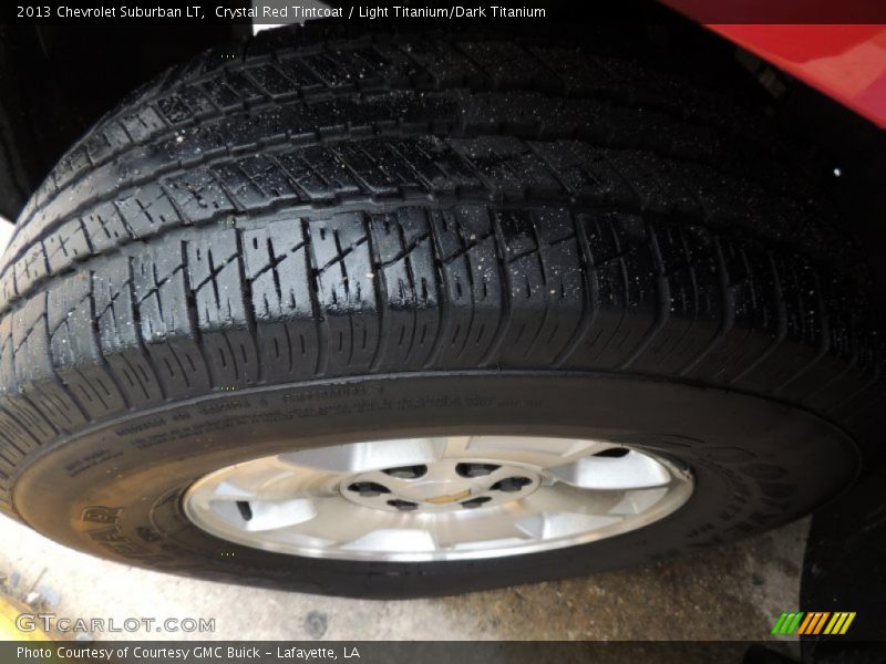 Crystal Red Tintcoat / Light Titanium/Dark Titanium 2013 Chevrolet Suburban LT