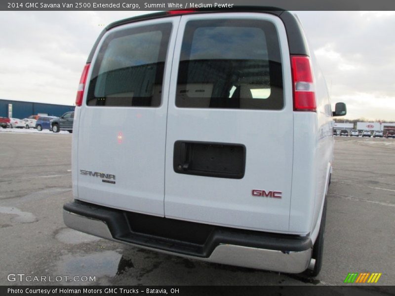 Summit White / Medium Pewter 2014 GMC Savana Van 2500 Extended Cargo