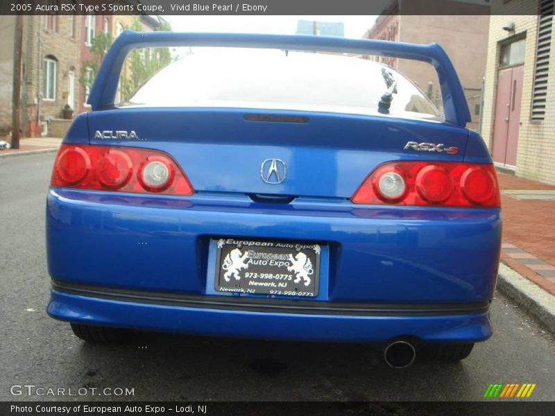 Vivid Blue Pearl / Ebony 2005 Acura RSX Type S Sports Coupe