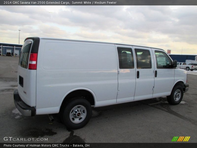 Summit White / Medium Pewter 2014 GMC Savana Van 2500 Extended Cargo