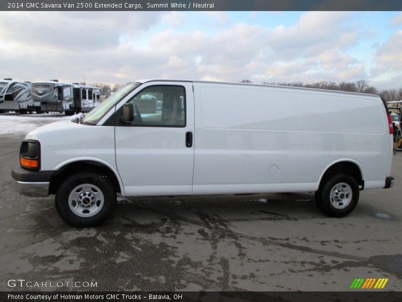 Summit White / Neutral 2014 GMC Savana Van 2500 Extended Cargo