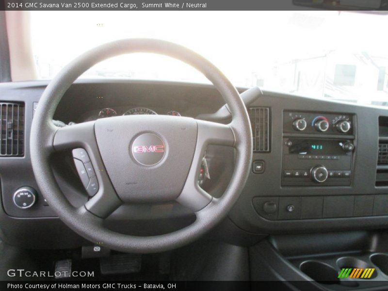 Summit White / Neutral 2014 GMC Savana Van 2500 Extended Cargo