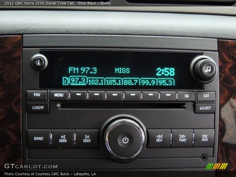 Audio System of 2012 Sierra 1500 Denali Crew Cab