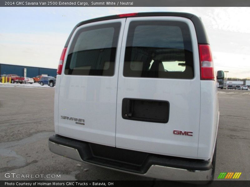 Summit White / Neutral 2014 GMC Savana Van 2500 Extended Cargo