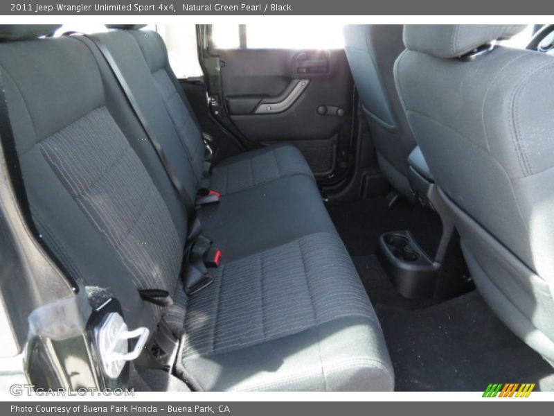 Natural Green Pearl / Black 2011 Jeep Wrangler Unlimited Sport 4x4