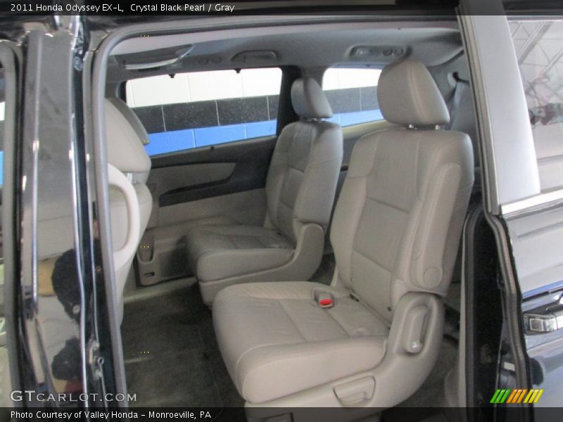 Crystal Black Pearl / Gray 2011 Honda Odyssey EX-L