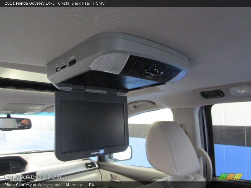 Crystal Black Pearl / Gray 2011 Honda Odyssey EX-L
