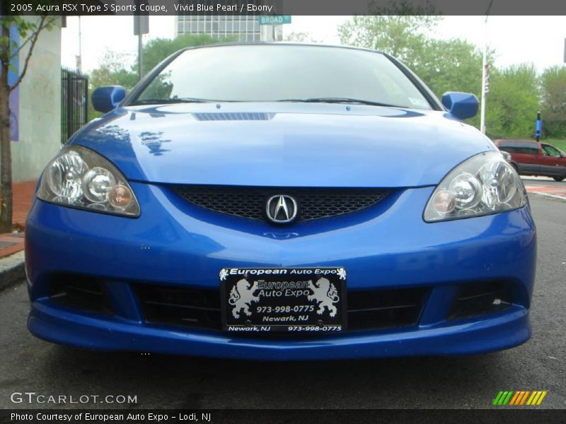 Vivid Blue Pearl / Ebony 2005 Acura RSX Type S Sports Coupe