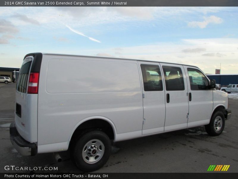 Summit White / Neutral 2014 GMC Savana Van 2500 Extended Cargo