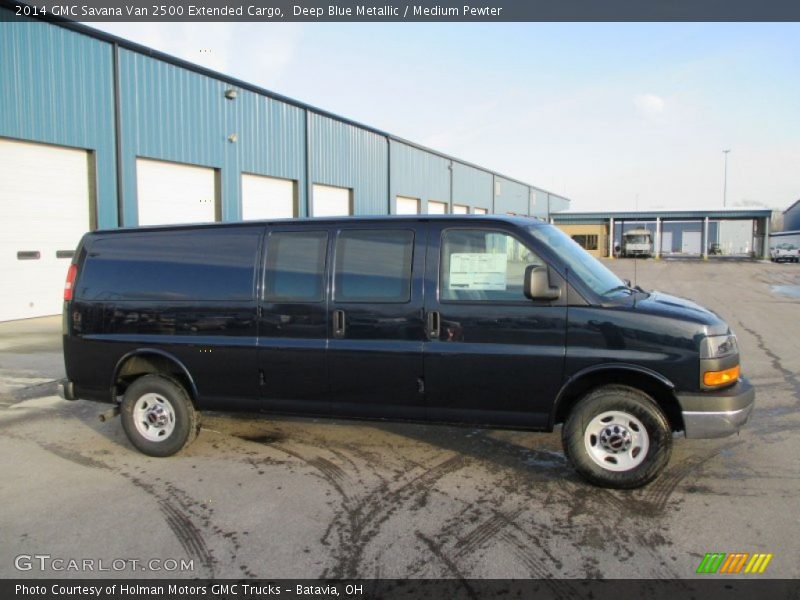 Deep Blue Metallic / Medium Pewter 2014 GMC Savana Van 2500 Extended Cargo