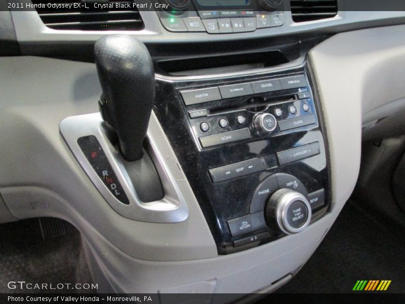 Crystal Black Pearl / Gray 2011 Honda Odyssey EX-L