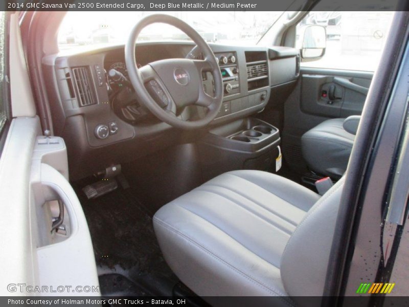 Deep Blue Metallic / Medium Pewter 2014 GMC Savana Van 2500 Extended Cargo