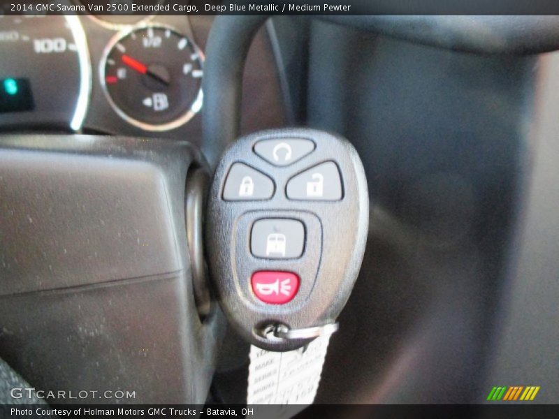 Deep Blue Metallic / Medium Pewter 2014 GMC Savana Van 2500 Extended Cargo