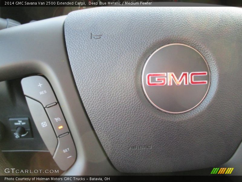 Deep Blue Metallic / Medium Pewter 2014 GMC Savana Van 2500 Extended Cargo