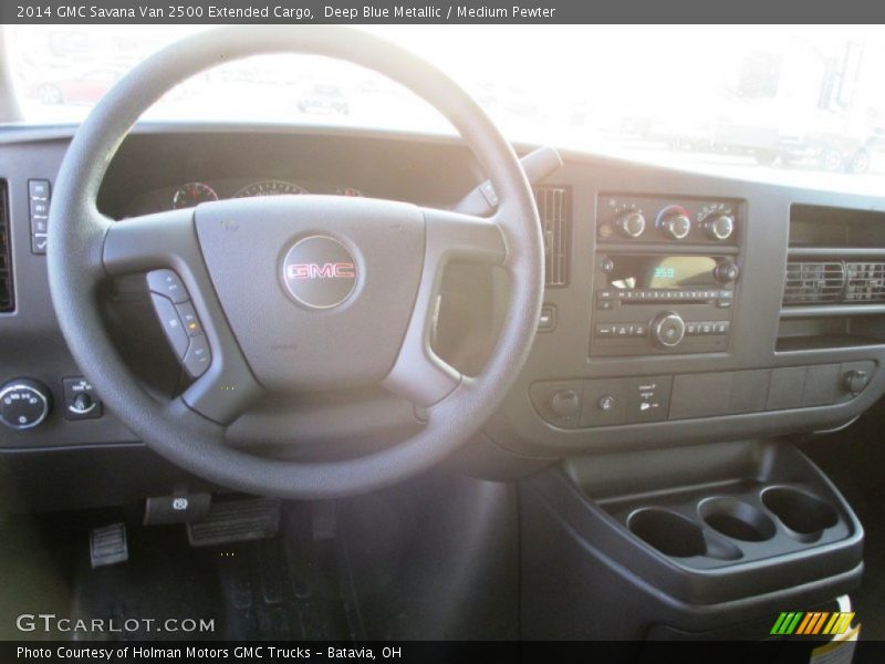 Deep Blue Metallic / Medium Pewter 2014 GMC Savana Van 2500 Extended Cargo
