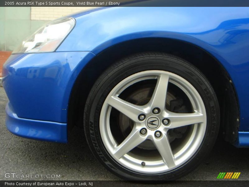 Vivid Blue Pearl / Ebony 2005 Acura RSX Type S Sports Coupe