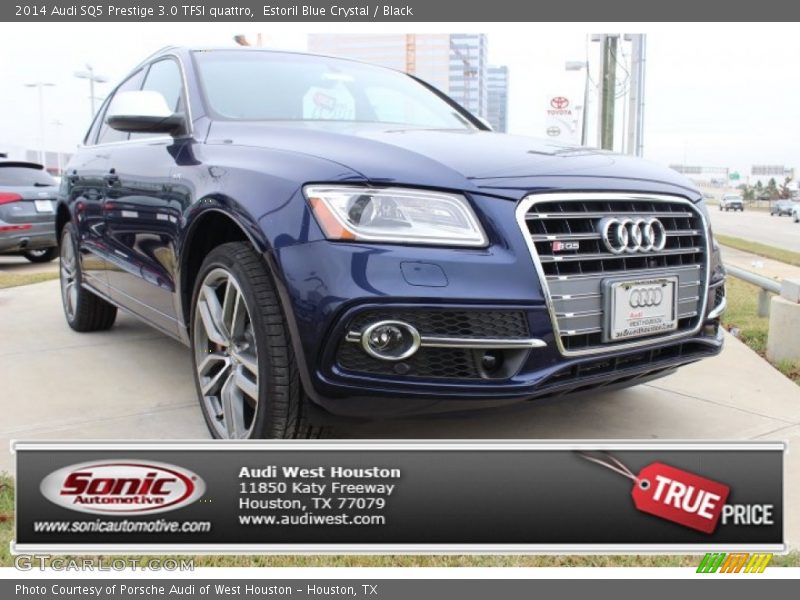 Estoril Blue Crystal / Black 2014 Audi SQ5 Prestige 3.0 TFSI quattro