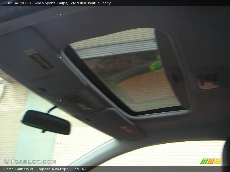 Vivid Blue Pearl / Ebony 2005 Acura RSX Type S Sports Coupe