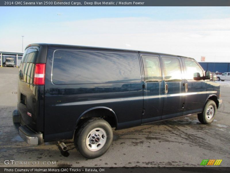 Deep Blue Metallic / Medium Pewter 2014 GMC Savana Van 2500 Extended Cargo