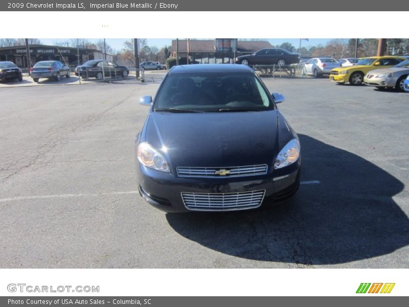 Imperial Blue Metallic / Ebony 2009 Chevrolet Impala LS