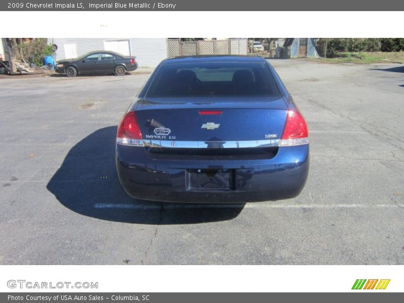Imperial Blue Metallic / Ebony 2009 Chevrolet Impala LS