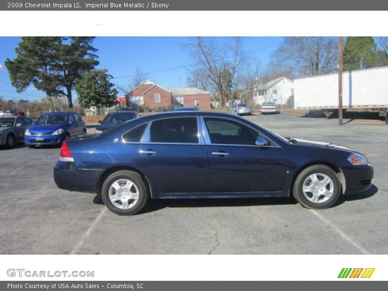 Imperial Blue Metallic / Ebony 2009 Chevrolet Impala LS