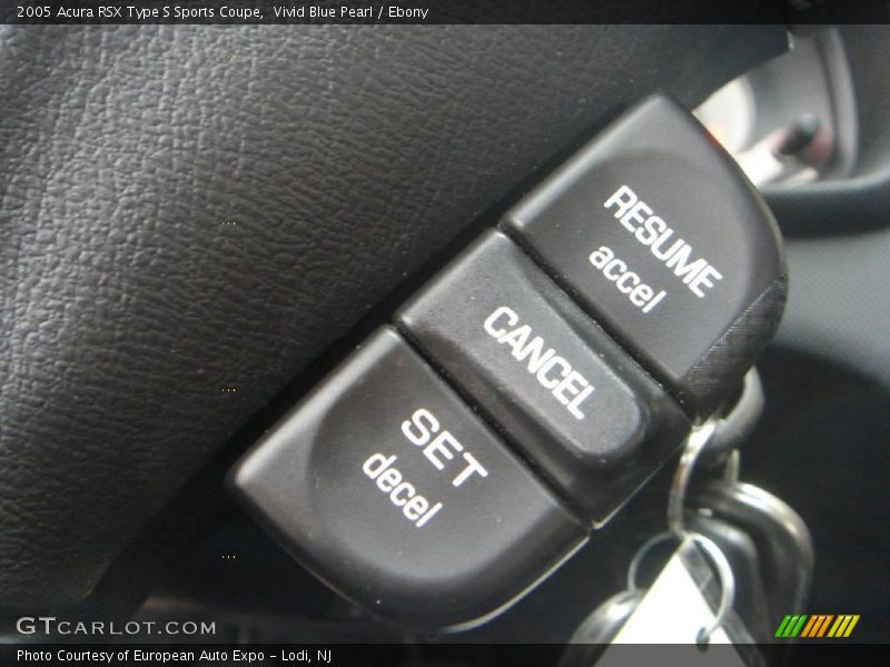 Vivid Blue Pearl / Ebony 2005 Acura RSX Type S Sports Coupe