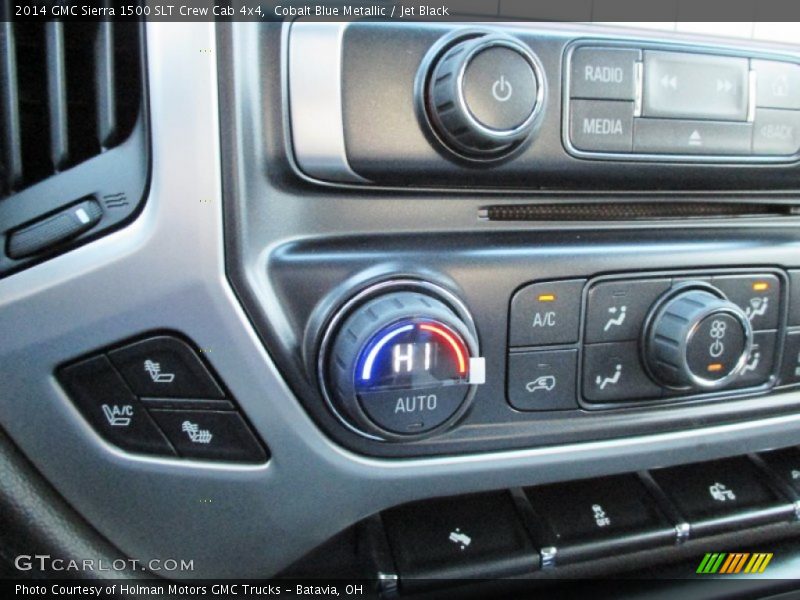 Cobalt Blue Metallic / Jet Black 2014 GMC Sierra 1500 SLT Crew Cab 4x4