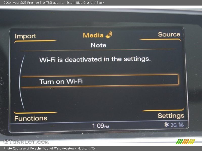 Estoril Blue Crystal / Black 2014 Audi SQ5 Prestige 3.0 TFSI quattro