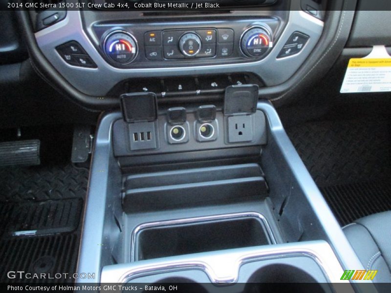 Cobalt Blue Metallic / Jet Black 2014 GMC Sierra 1500 SLT Crew Cab 4x4
