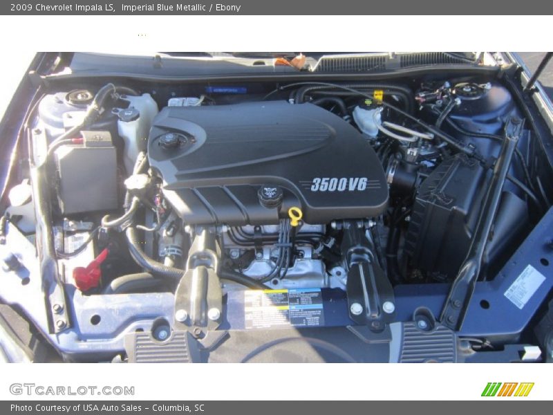 Imperial Blue Metallic / Ebony 2009 Chevrolet Impala LS