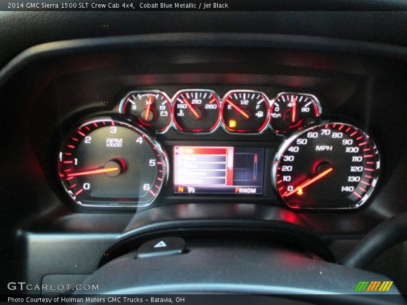 Cobalt Blue Metallic / Jet Black 2014 GMC Sierra 1500 SLT Crew Cab 4x4