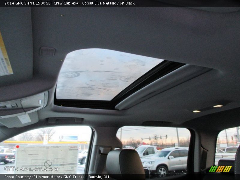 Cobalt Blue Metallic / Jet Black 2014 GMC Sierra 1500 SLT Crew Cab 4x4