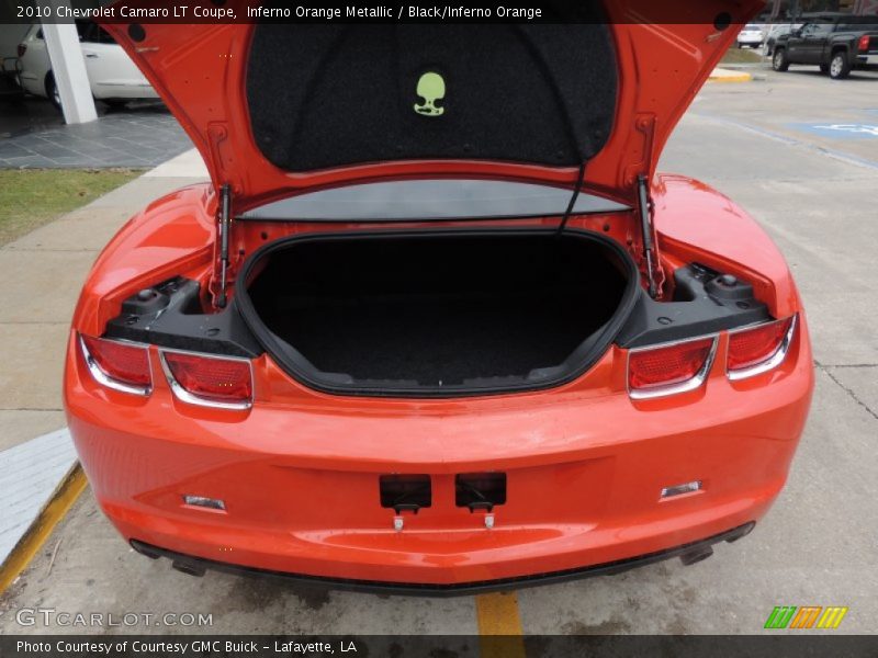 Inferno Orange Metallic / Black/Inferno Orange 2010 Chevrolet Camaro LT Coupe