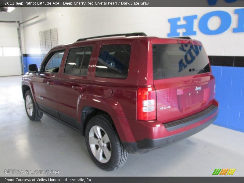 Deep Cherry Red Crystal Pearl / Dark Slate Gray 2011 Jeep Patriot Latitude 4x4