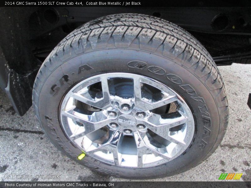 Cobalt Blue Metallic / Jet Black 2014 GMC Sierra 1500 SLT Crew Cab 4x4