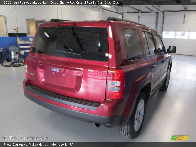 Deep Cherry Red Crystal Pearl / Dark Slate Gray 2011 Jeep Patriot Latitude 4x4