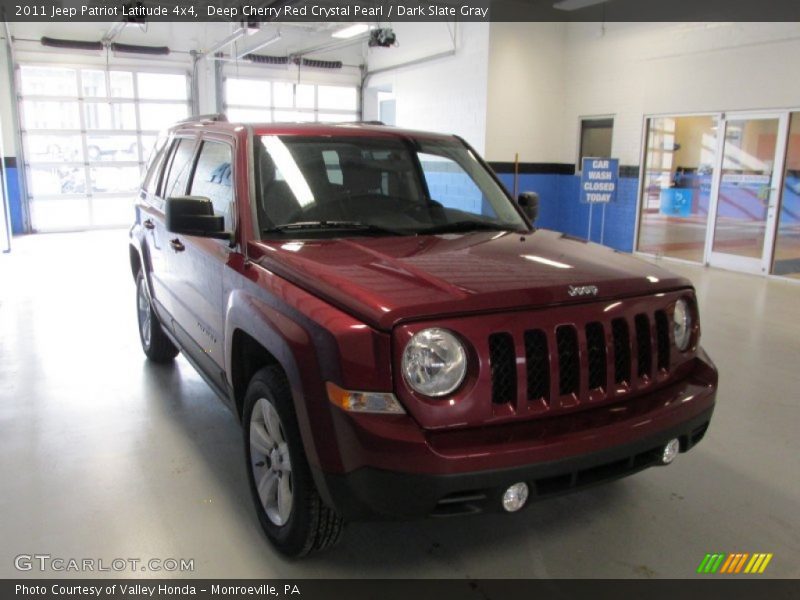 Deep Cherry Red Crystal Pearl / Dark Slate Gray 2011 Jeep Patriot Latitude 4x4