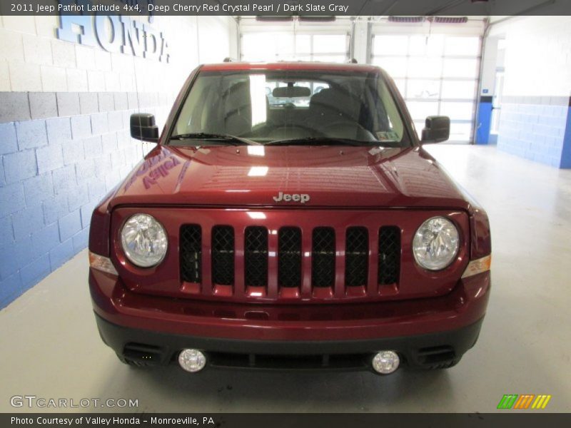 Deep Cherry Red Crystal Pearl / Dark Slate Gray 2011 Jeep Patriot Latitude 4x4