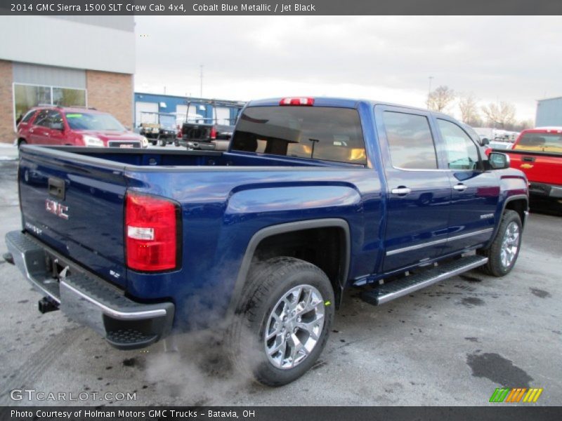 Cobalt Blue Metallic / Jet Black 2014 GMC Sierra 1500 SLT Crew Cab 4x4