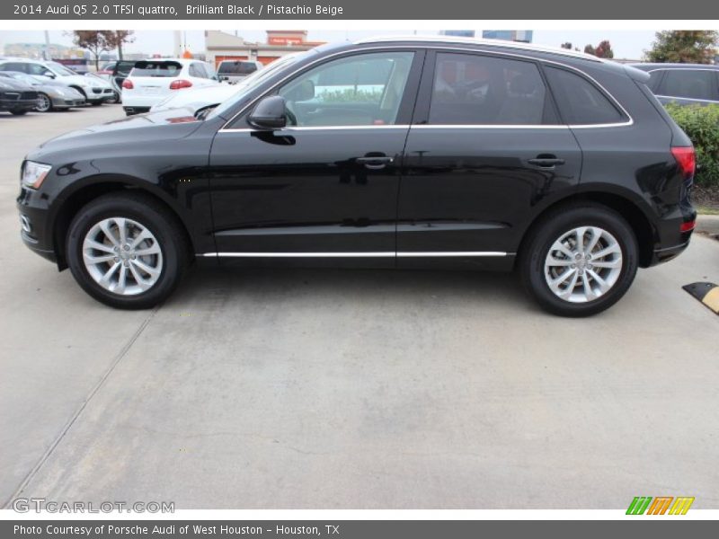 Brilliant Black / Pistachio Beige 2014 Audi Q5 2.0 TFSI quattro