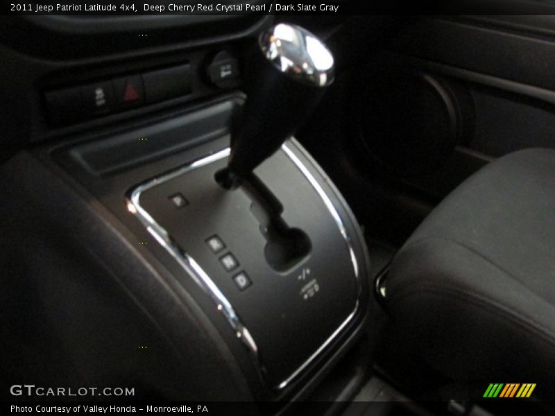 Deep Cherry Red Crystal Pearl / Dark Slate Gray 2011 Jeep Patriot Latitude 4x4