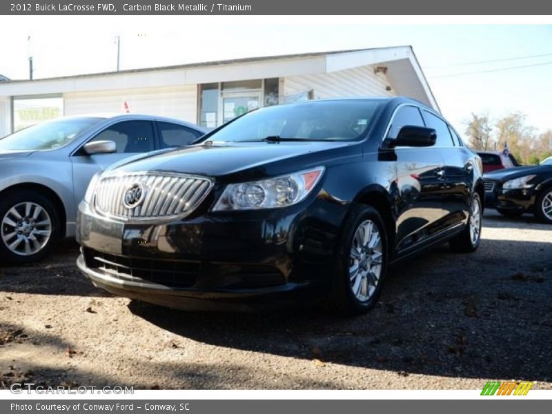 Carbon Black Metallic / Titanium 2012 Buick LaCrosse FWD