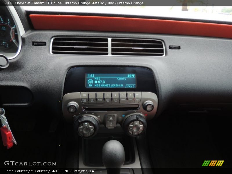 Inferno Orange Metallic / Black/Inferno Orange 2010 Chevrolet Camaro LT Coupe